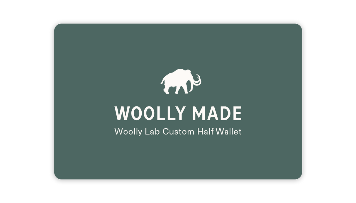 Woolly Lab Custom Digital Half Wallet Gift Card