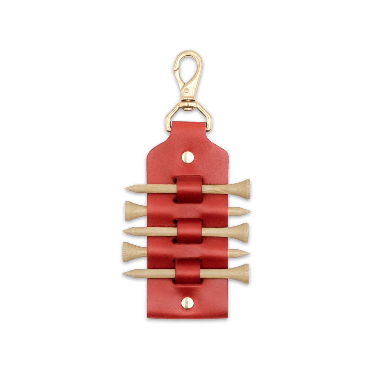Golf Tee Tag in Red