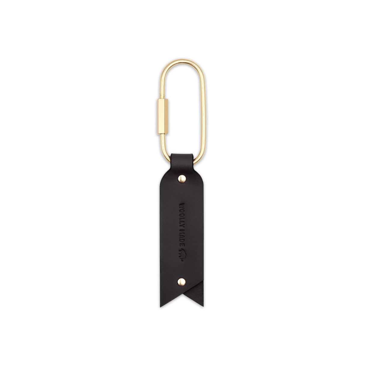 Oval Keychain Black