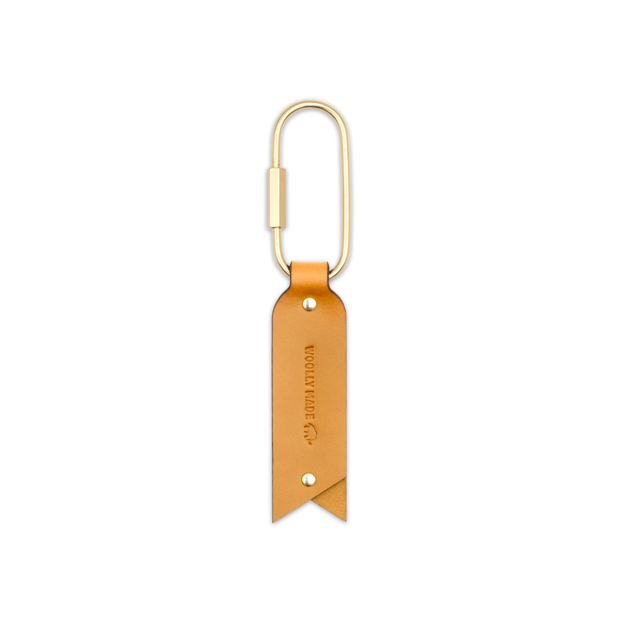 Oval Keychain Gold