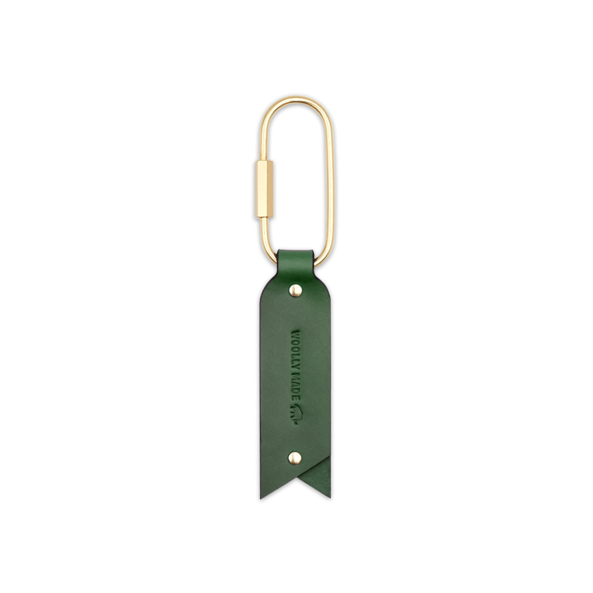 Oval Keychain Green