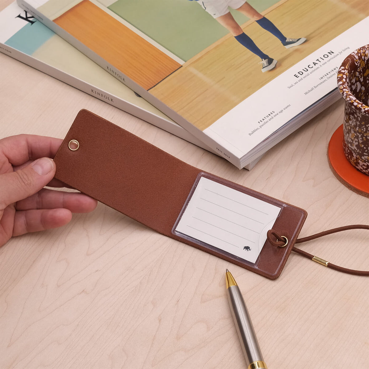 Standard Luggage Tag Open 1