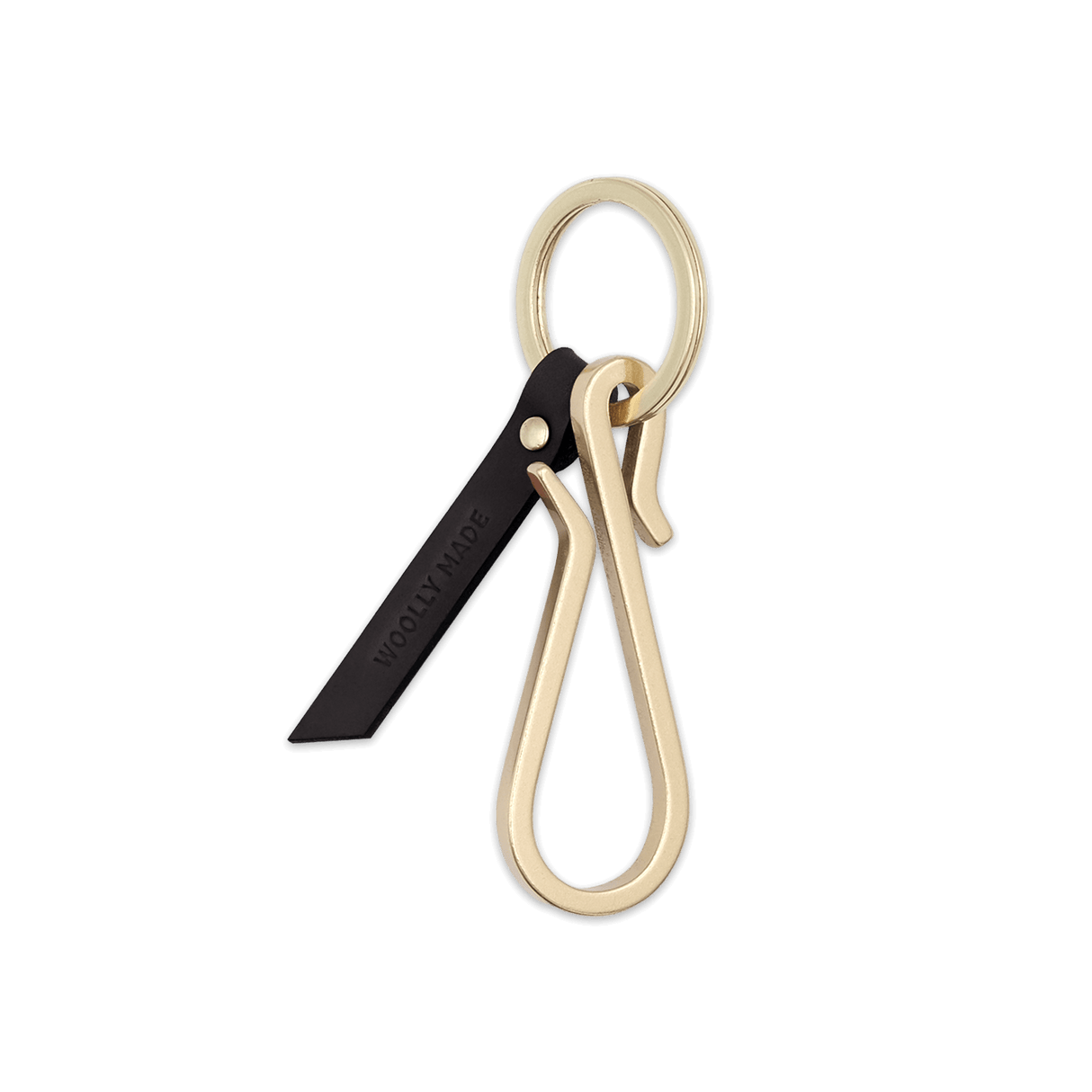 Woolly Made Hairpin Keychain in Black