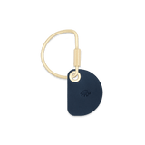 Crescent Navy Keychain