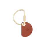 Crescent Brown Keychain