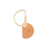 Crescent Tan Keychain