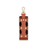 Golf Ball Sleeve in Brown back shot.