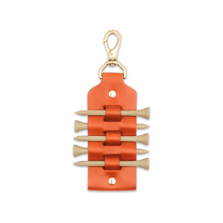 Golf Tee Tag in Orange