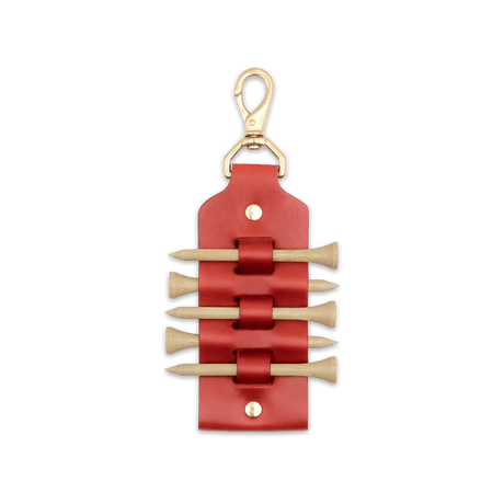 Golf Tee Tag in Red