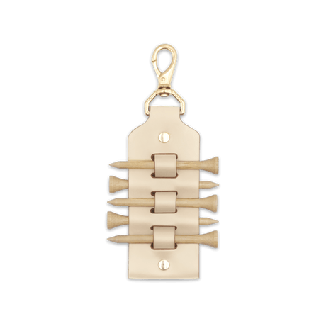 Golf Tee Tag in Tusk