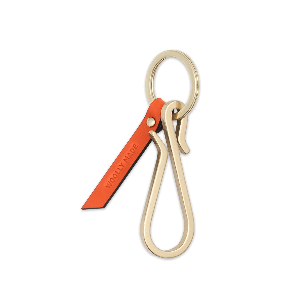 Hairpin Keychain in Orange