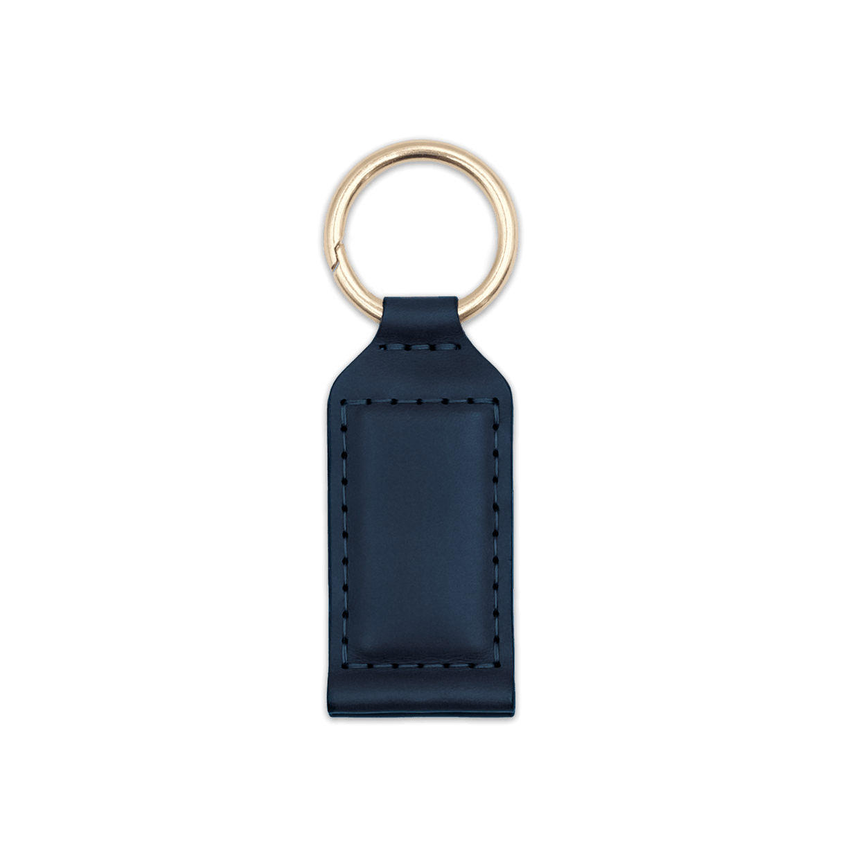 Hat Clip in Navy Leather
