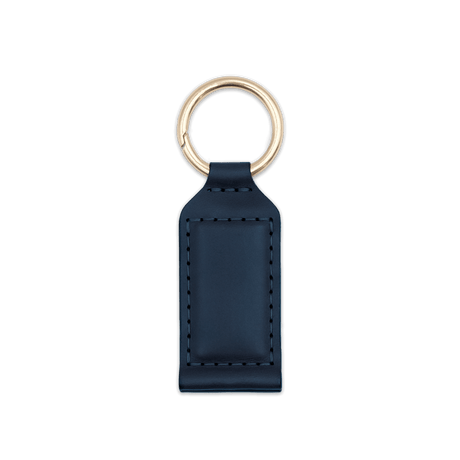 Hat Clip in Navy Leather