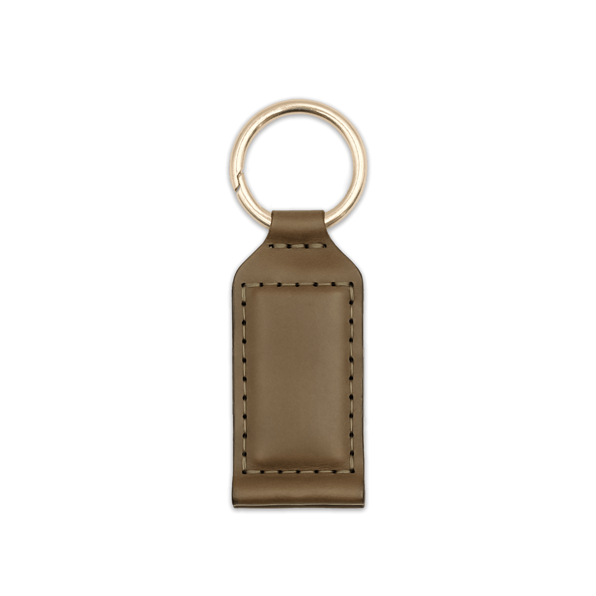 Hat Clip in Olive Leather