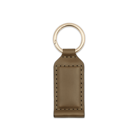 Hat Clip in Olive Leather