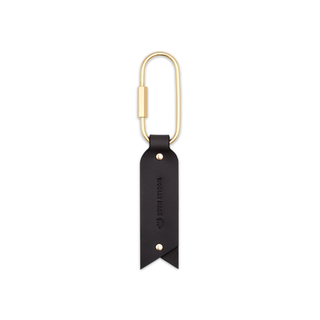 Oval Keychain Black