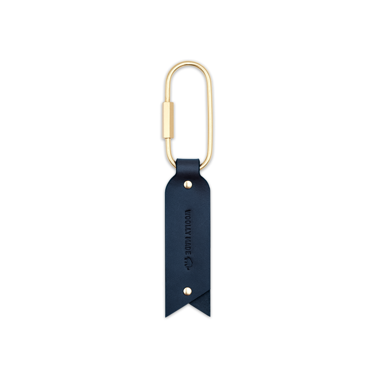 Oval Keychain Navy