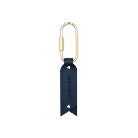 Oval Keychain Navy