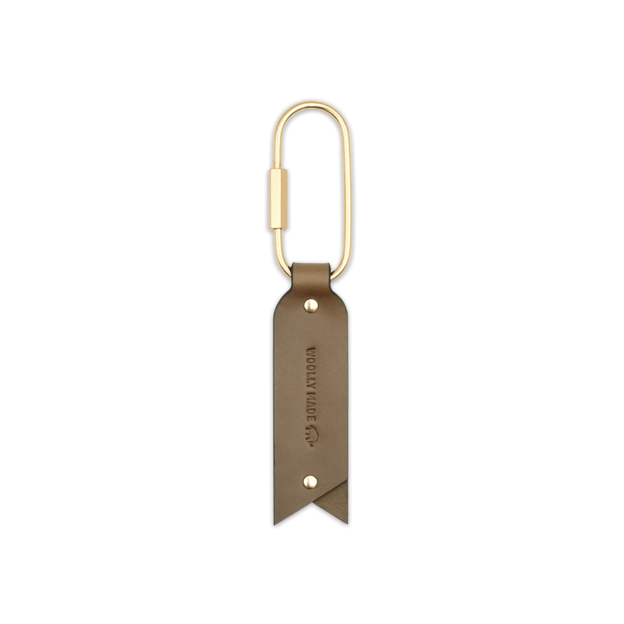 Oval Keychain Olive