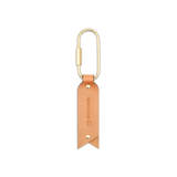 Oval Keychain Tan