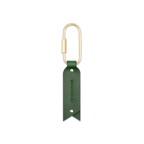Oval Keychain Green