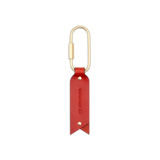 Oval Keychain Red