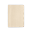 Tusk leather Passport Cover closed view.