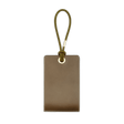 Woolly Made Standard Luggage Tag in Olive with elastic cord.