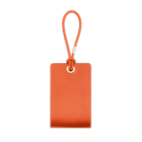 Woolly Made Standard Luggage Tag in Orange with elastic cord.
