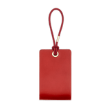 Woolly Made Standard Luggage Tag in Red with elastic cord.