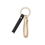 Fish Hook Keychain in Black