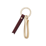Woolly Made Fish Hook Keychain in Burgundy