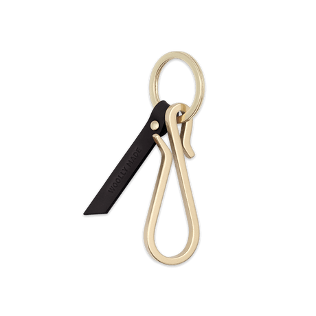 Woolly Made Hairpin Keychain in Black