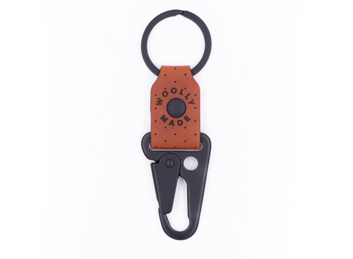 Ashland Leather Co. | Leather Keychain Belt Clip Reverse Color #8 Shell