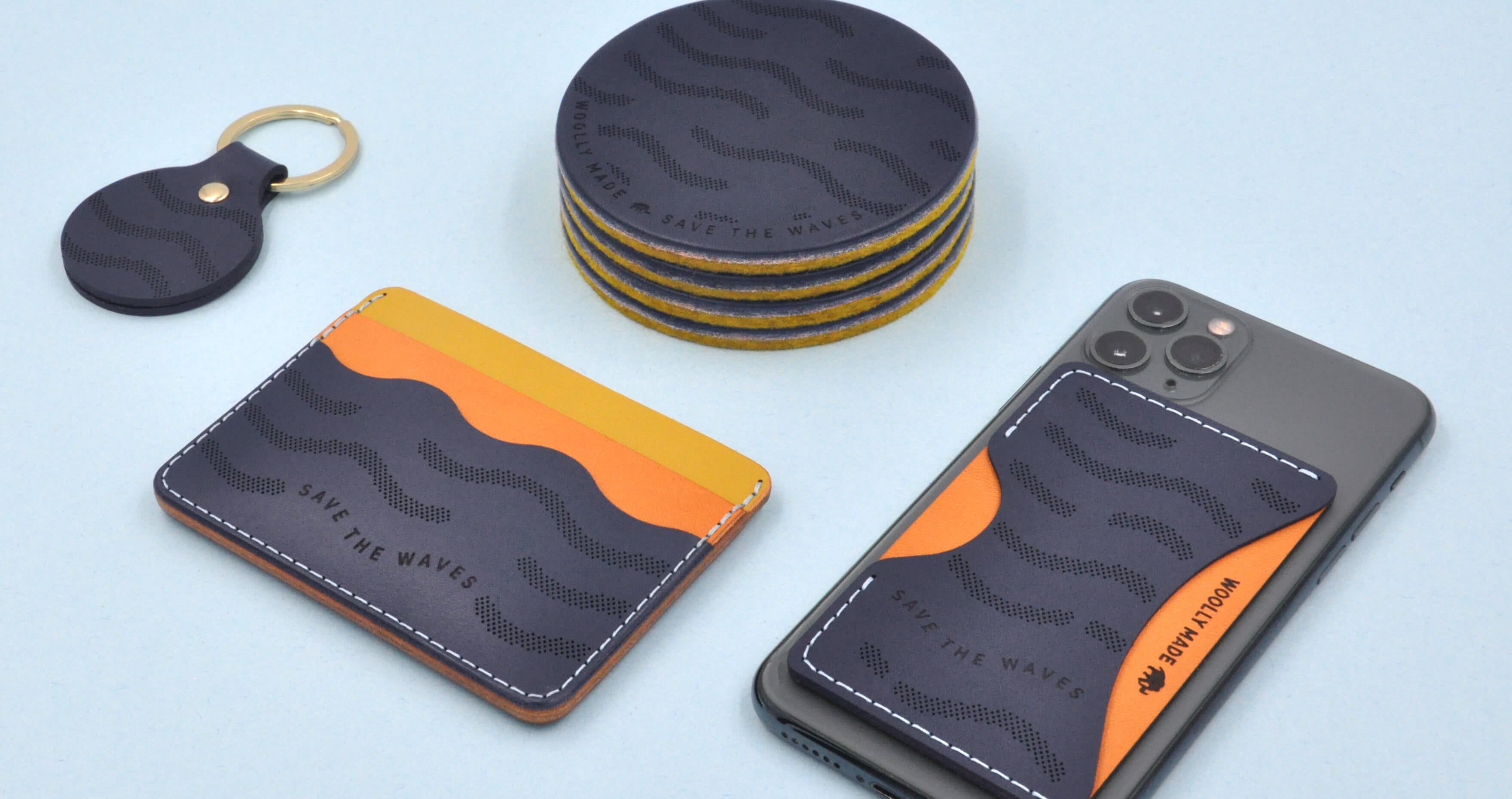 Stick-On Wallet (Save the Waves)