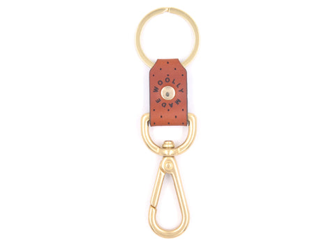 Brown Money Clip + Swivel Keychain